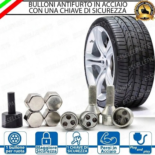 Bulloni antifurto cerchi - antifurto,